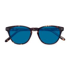 Unisex tortoise/blue oval full-rim sunglasses frames with spring hinges are available in variety of colors to match any outfit. These affordable qualified classic retro-vintage wayfarer tinted sunglasses include free single-vision prescription blue tinted lenses with AR and 100% UV protection, a case and a cleaning cloth. Keyhole bridges are their characteristics. Bifocal and progressive lenses are supported. The Blaze is a tastefully designed frame to help you stand out from the crowd, while al Progressive Lenses, Tinted Sunglasses, Cleaning Cloth, Tortoise, Hinges, Uv Protection, Mirrored Sunglasses, Retro Vintage, Lenses