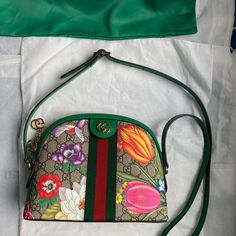 Beautiful Gucci Limited Edition Bag From 2020. New In Box. Includes Original Dust Bag, Original Box And Tags. Gold Hardware. Green Gucci Travel Bag, High-end Green Shoulder Bag As A Gift, Gucci Green Bag With Detachable Strap, Green Gucci Bag With Detachable Strap, Gucci Multicolor Bags For Daily Use, Multicolor Gucci Shopping Bag, Gucci Green Shoulder Bag For Daily Use, Green Gucci Shoulder Bag For Daily Use, Green Gucci Bag For Everyday Use