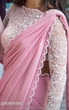 Saree Jacket Designs, Bengali Saree, Saree Blouse Neck Designs, Indian Saree Blouses Designs, Patiala Salwar