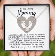 Excited to share this item from my shop: Pregnancy Gift for New Mom from Baby Personalized Dainty Heart Necklace #pregnantsistergift #babyshower #expectingmomgift #expectingsister #newmomgift #newmomjewelry #sisterpregnancy #congratulations Dainty Heart Necklace, Readable Fonts, Wedding Gifts For Friends, New Mommy, Best Friend Necklaces, Feel Loved