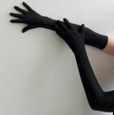 Black Fashion Elbow Gloves. Long And Stretchable Pretty Gloves Aesthetic, Black Elbow Length Gloves, Black Long Gloves Aesthetic, Black Elbow Gloves, Blythe Hawthorne, Long Gloves Aesthetic, Long Black Gloves Outfits, Black Gloves Aesthetic, Black Gloves Outfit