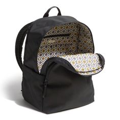 This large backpack will take you everywhere you want to go! The laptop compartment is perfect for work or school, and there's plenty of space to take it on a weekend getaway. Outlet Exclusive Three compartments Exterior features two side pockets and a trolley sleeve Front compartment features a pen slip pocket and four slip pockets Main compartment features two slip pockets and a zip pocket Zip closures Capacity 28 L. Dimensions: 12. 0" w x 17. 0" h x 7. 0" d Handle/Strap Handle drop 2. 25" Adj Moonless Night, Work Backpack, Fashion Umbrella, Backpack Free, Weekend Travel Bags, Medium Backpack, Luggage Backpack, Belt Purse, Flip Flop Slippers