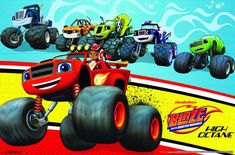 an image of a cartoon character on a monster truck