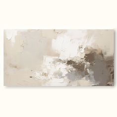 Long Horizontal Plate White Gray Abstract Painting Minimalist Beige Gray Texture Painting Abstract Art Horizontal, Paintings Horizontal, Horizontal Paintings, Horizontal Abstract Painting, Horizontal Artwork, Horizontal Painting, Minimalist Abstract Art, Abstract Oil Painting, Linen Canvas