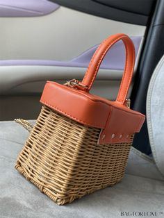 BagForLove - Chic Vacation Mini Top Handle Straw Bag with Two-Tone Design Product Description Color Orange Type Box Bag Bag Size Mini Pattern Type Plain Material Rattan Size Chart INCH CM Strap Length Bag Length Bag Width Bag Height Handle Height 42.5 inch 7.1 inch 3.5 inch 4.7 inch 3.5 inch Strap Length Bag Length Bag Width Bag Height Handle Height 108 cm 18 cm 9 cm 12 cm 9 cm Details Pictures Similar Products h2 { text-align: center; } /* æ¢è¡ */ li{ white-space: normal; word-break: break-all; word-wrap: break-word; } .red-box { width: 100%; display: flex; flex-direction: row; flex-wrap: wrap; justify-content: center; } .red-box > div { width: 190px; height: 250px; margin: 10px; } .red-box > div > a > img { width: 190px; height: 250px; } .size-box { width: 100%; margin: auto; white-spa Trendy Handheld Beach Box Bag, Portable Square Shoulder Bag For Summer, Portable Straw Crossbody Bag, Large Capacity Box Bag For Vacation, Summer Portable Brown Bucket Bag, Brown Portable Bucket Bag For Summer, Summer Brown Portable Bucket Bag, Shoulder Straw Bag For Shopping With Mobile Phone Pocket, Trendy Handheld Box Bag For Vacation