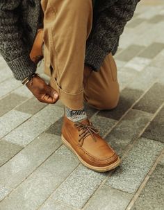 Buttery-soft leather moc toe boots with hand-stitched detailing Rugged Moc Toe Boots For Fall, Rugged Moc Toe Work Boots For Fall, Fall Work Boots With Rubber Sole And Moc Toe, Fall Work Boots With Moc Toe And Rubber Sole, Brown Moc Toe Waterproof Boots For Fall, Fall Leather Moc Toe Work Boots, Brown Moc Toe Desert Boots For Outdoor Work, Fall Waterproof Moc Toe Boots With Leather Footbed, Fall Oiled Leather Boots With Moc Toe