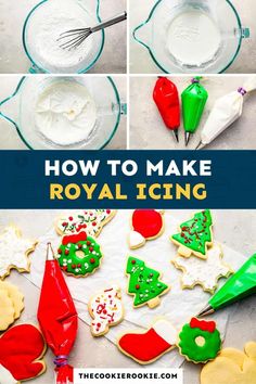 how to make royal icing for christmas cookies