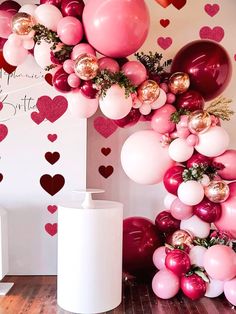 Valentine's Day Balloon Garland 106pcs - Decorations Valentines Gender Reveal, February Baby Showers, Valentines Birthday Party, Valentines Baby Shower, Valentinstag Party, Valentines Day Baby, Kampot