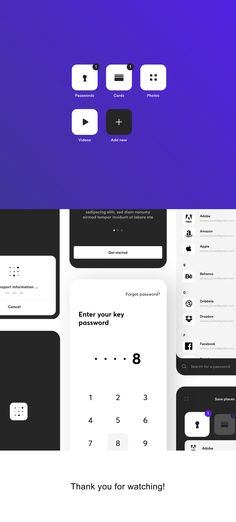 the landing page for an app that is designed to look like it has buttons and numbers on