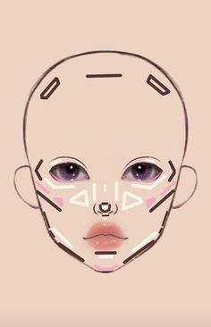 My contour, blush and concealer placement🩷 Makeup Map, Contour Placement, Concealer Placement, Blush Contouring, Makeup Guide, Oval Faces, Art Tips, Pretty Art, Makeup Inspo