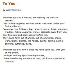 the poem is written in orange and white with an image of a woman's face