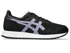 Women's Tiger RUNNER II | Black/Ash Rock | Sportstyle Shoes | ASICS Asics Running Shoes With Rubber Waffle Outsoles, Asics Retro Sports Sneakers, Retro Asics Sneakers For Sports, Modern Asics Running Shoes For Sports, Asics Tiger Runner, Nostalgic Aesthetic, Asics Tiger, Extra Wide Shoes, Shoes Asics