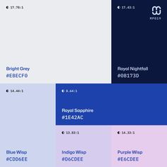 the color scheme for royal sapphire credit cards