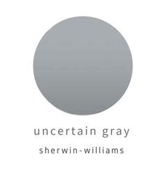 the words uncertain gray are in front of a white background