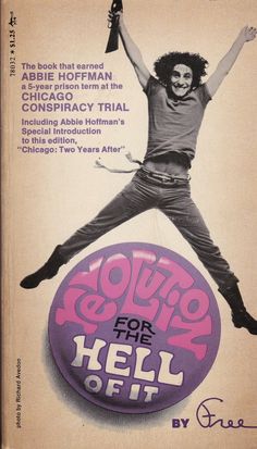 the front cover of a book with an image of a man jumping in the air