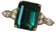 Elegant Green Emerald Ring With Vs Clarity, Elegant Green Diamond Ring Vs Clarity, Green Diamond Ring With Vs Clarity And Emerald Cut, Wedding Ring Emerald Cut, Wedding Ring Emerald, Wedding Rings Emerald Cut, May Birthstone Rings, Ring Emerald Cut, Emerald Ring Gold