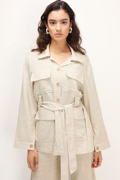 Safari Jacket Women, Safari Jacket, Fabric Belt, Online Fashion Stores, Whats New, Jacket Women, Fashion Store, Latest Fashion Trends, Shirt Dress