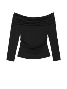 Feel fancy (without any of the effort). This fold-over off the shoulder top has an easy, draped fit for a perfectly undone vibe. (This one comes in Jet Black.) | Women's Abana Off Shoulder Top in Jet Black | Ethical Essentials Versatile Evening Tops For Fall, Stretch Off-shoulder Top For Evening, Stretch Foldover Top For Evening, Evening Stretch Foldover Top, Fitted Off-shoulder Top With Foldover Top For Fall, Fitted Off-shoulder Foldover Top For Fall, Fitted Foldover Off-shoulder Top For Fall, Versatile Off-shoulder Black Top, Off-shoulder Tops For Evening In Fall