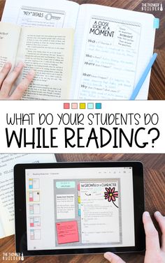 what do your students do while reading? with text overlay that says, what do your students do while reading?