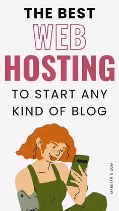 the best web hosting to start any kind of blog, and how to use it