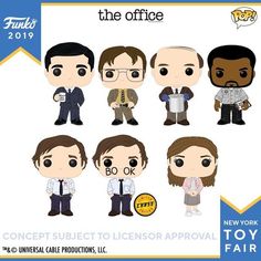 the office pop - up figure set