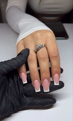 French Tips Nails, Nails French Tips, Tips Nails, Stile Hijab, Men Love, Casual Nails