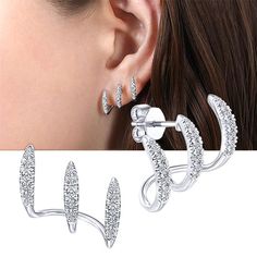 Modern Design Silver Color Claws Stud Earrings with Crystal







Material: Brass, Cubic Zirconia

Weight: About 4.2g

PACKAGE CONTENT: 1 pair of earrings, opp bag Claw Earrings, Crystal Fashion, Womens Earrings Studs, Ear Earrings, Crystal Stud Earrings, Earring Type, Enamel Earrings, Creative Jewelry, Design Silver