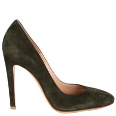 100% authentic Gianvito Rossi Florence round-toe pumps in olive green suede. Brand new. Measurements Imprinted Size 36 Shoe Size 36 Inside Sole 23.5cm (9.2in) Width 7cm (2.7in) Heel 10cm (3.9in) All our listings include only the listed item unless otherwise specified in the description above. Round Toe Pumps, Pumps Shoes, Round Toe Heels, Green Suede, Gianvito Rossi, Pump Shoes, Forest Green, Florence, Shoes Women Heels