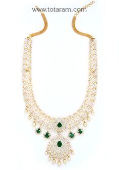 18 karat gold 'detachable / 5 in 1' diamond long necklace with color stones & culture pearls
  this product has inter changeable stones in the necklace and pendant.
  this product has a detachable pendant which can be used as a separate pendant with most chains.
  it can also be used as a short necklace


enhance your beauty with our 18 karat gold 'detachable / 5 in 1' diamond long necklace    make a statement with our exquisite 18 karat gold 'detachable / 5 in 1' diamond long Luxury Zari Work Temple Necklace For Celebration, Luxury Necklace With Detachable Pendant For Celebration, Luxury Multicolor Temple Necklace For Celebrations, Luxury Temple Necklace For Anniversary And Festivals, Luxury Multi-stone Temple Necklace For Celebrations, Luxury Gemstone Temple Necklace For Celebration, Luxury Temple Jewelry With Detachable Pendant, Diamond Long Necklace, Detachable Pendant