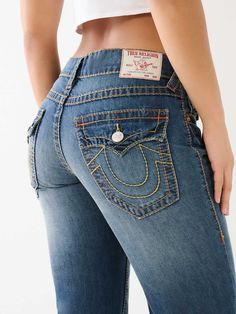 RICKI BIG T STRAIGHT JEAN Clothing Sites For Women Online Shopping, Creative Jeans, Black True Religion Jeans, Affordable Jeans, Early 2000s Fashion, Types Of Jeans, Womens Jeans Bootcut, Vintage Hardware, Clothing Sites