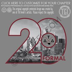 a poster with the number twenty two in front of a cityscape and text that reads