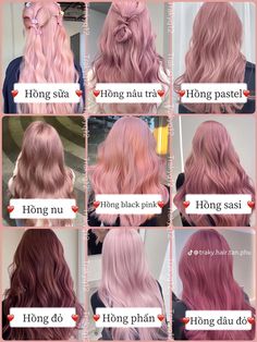 Cool Tone Hair Colour, Cool Tone Hair Colors, Blone Hair, Kpop Hair Color, Skin Tone Hair Color, Pink Hair Dye, Hair Style Korea