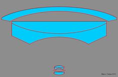 an image of a blue belt on a gray background