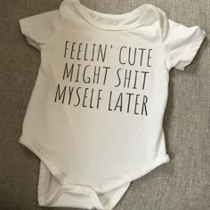 New, Never Worn Funny Newborn Onesies, Baby Onsies Ideas, Onesie Ideas, Punk Baby, Baby Shower Theme Decorations, Custom Baby Onesies