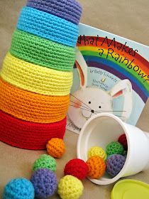 Seriously Daisies: Crochet Pattern: Rainbow Nesting Bowls Pattern Rainbow, Pola Amigurumi, Crochet For Baby, Crochet Basket