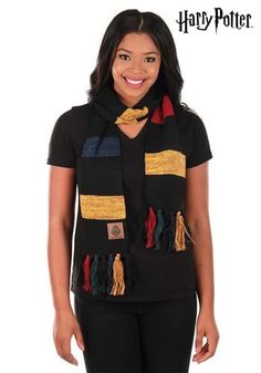 Hogwarts Heathered Knit Scarf Ravenclaw Scarf, Harry Potter Cosplay, Magical Accessories, Hogwarts Crest, Branded Scarves, Cosplay Ideas, Cool Costumes, Leather Patches, Knit Scarf