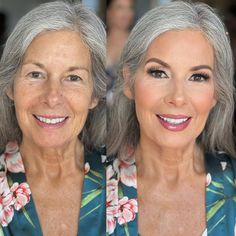 Wedding Makeup For 40+, Bride Makeup For Wedding, Make Up For Seniors Older Women Over 50, Wedding Makeup Natural Older Bride, Vow Renewal Makeup, Bridal Makeup Mother Of The Bride, Makeup Looks For Gray Eyes, Soft Mother Of The Bride Makeup, Mother Of The Bride Makeup Ideas Hazel Eyes