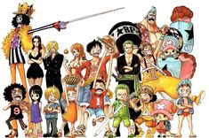 an image of many cartoon characters posing together