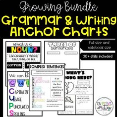 an anchor chart with the words and numbers in it, which are used to help students learn