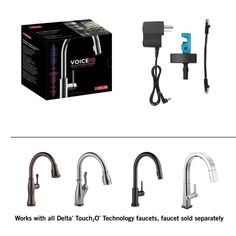 Delta Faucet Other VoiceIQ Module Sink Repair, Cleaning Faucets, Navigation Design, Faucet Repair, Faucet Accessories, Water Efficiency, Champagne Bronze, Kitchen Sink Faucets