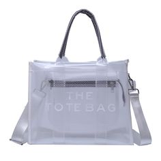 Free U.S. shipping. Style:  , color:White, suite for season：Spring, Summer, Autumn ，Dancing Club, Going out, Music Festival, Night Club, Party, Material PVC, White Clear Tote Bag Large Tote Handbags with Removable Wide Strap White Summer Bag With Clear Strap, White Bag With Clear Strap For Summer, White Mesh Travel Bag, White Party Bag With Clear Strap, White Party Bags With Clear Strap, Prom Bag, Clear Tote Bags, Mesh Tote Bag, Jelly Bag