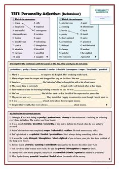 the test is shown with two different words and one has been written in red on it