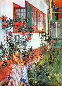 Ingrid W 1912 ~ Carl Larsson ~ (Swedish 1853-1919) Illustration Kunst, Illustration Photo, Art And Illustration