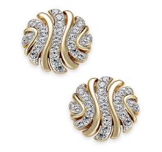 Swirl pave earrings Jewelry Sketch, Classic Jewellery, Pave Earrings, Jewellery Sketches, Set Jewelry, Gold Jewellery Design Necklaces, Cz Jewelry, Earrings Studs, Ear Rings