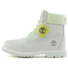 (WMNS) Timberland Premium 6 Inch Waterproof Wide Fit Boot 'Bright White Waterbuck' A2HYSW Timberland Premium, Wide Fit Boots, Bright White, 6 Inches, Paris, Boots, White