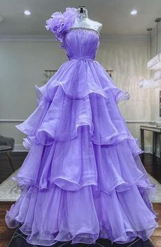 #DT2100 * DESCRIPTION One shoulder long dress with ruffle skirt * ATTRIBUTES Long A-line Fitted Homecoming Dresses, Long Ruffle Dress, One Shoulder Homecoming Dress, Beading Embroidery, Flowers Handmade, Beautiful Prom Dresses, Color Number, Tulle Prom Dress, Prom Dresses Lace