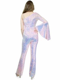 Marc Defang 8004 Sequin Bell Sleeve Pageant Jumpsuit Overskirt Fun Fashion Price is inclusive of overskirt Fully beaded jumpsuit Single off shoulder Bell sleeve Crystalized shoulder strap Option of matching overskirt Knitted inner comfort lining Available Sizes: 00-16 Available Colors: Baby Pink, Light Purple (Lilac) Pageant Jumpsuit, Beaded Jumpsuit, Purple Light, Glass Slipper, Purple Lilac, Fun Fashion, Pink Light, Light Orange, Bell Sleeve