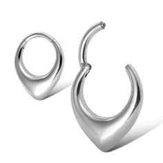 PRICES MAY VARY. Tear Drop Nose Rings Hoops: Unique and simple tear drop design nose septum rings hoop comfy for daily wear. Rings size: 16G(1.2mm); Inner diameter: 8mm(0.31 inches) Silver Plated Color Material: Our nose rings hoops made of 316L stainless steel with exquisitely crafted and highly polished,won't fade or tarnish, hypoallergenic, nickel-free, lead-free,won't made your skin allergy, comfortable for daily wear for men and women. Great Gift Ideas: 1PCS nose rings hoops are packaged in Cartilage Rings, Hoop Earrings Piercing, Tragus Rings, Wear Rings, Piercing Rings, Daith Rings, Helix Ring, Nose Septum, Skin Allergy