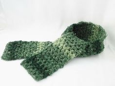 Greens Striped Crochet Scarf-6 Foot Long-5" Across-Handmade by Pizazz Creations- New-handmade crochet scarf Machine wash and dry. Handmade Green Scarf For Winter, Grinch’s Scarf, Green Crochet Scarf, Green Acrylic Yarn Scarves For Winter, Green Knitted One-size Scarves, Green Stripes, Handmade Crochet, Crochet Scarf, Scarf Wrap