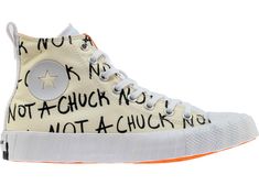 Buy and sell authentic Converse shoes on StockX including the Converse Chuck Taylor All-Star 70s Hi Unt1tl3d "Not a Chuck" White and thousands of other sneakers with price data and release dates. Not A Chuck Converse Outfit, Chuck Converse Outfit, Not A Chuck Converse, Chucks Shoes, Chuck Converse, Egret White, Converse Outfit, Drip Drop, Art Shoes